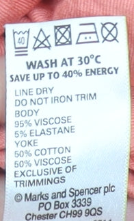 Womens UK Size 12 Marks and Spencer Orange Basic T-Shirt