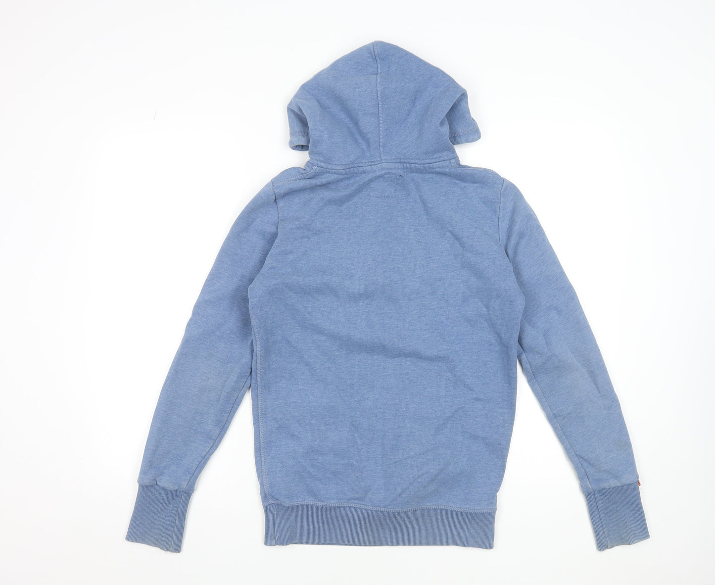 Mens UK Size S Superdry Blue Pullover Hoodie