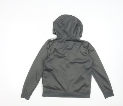 Boys UK Size L Nike Grey Full Zip Hoodie