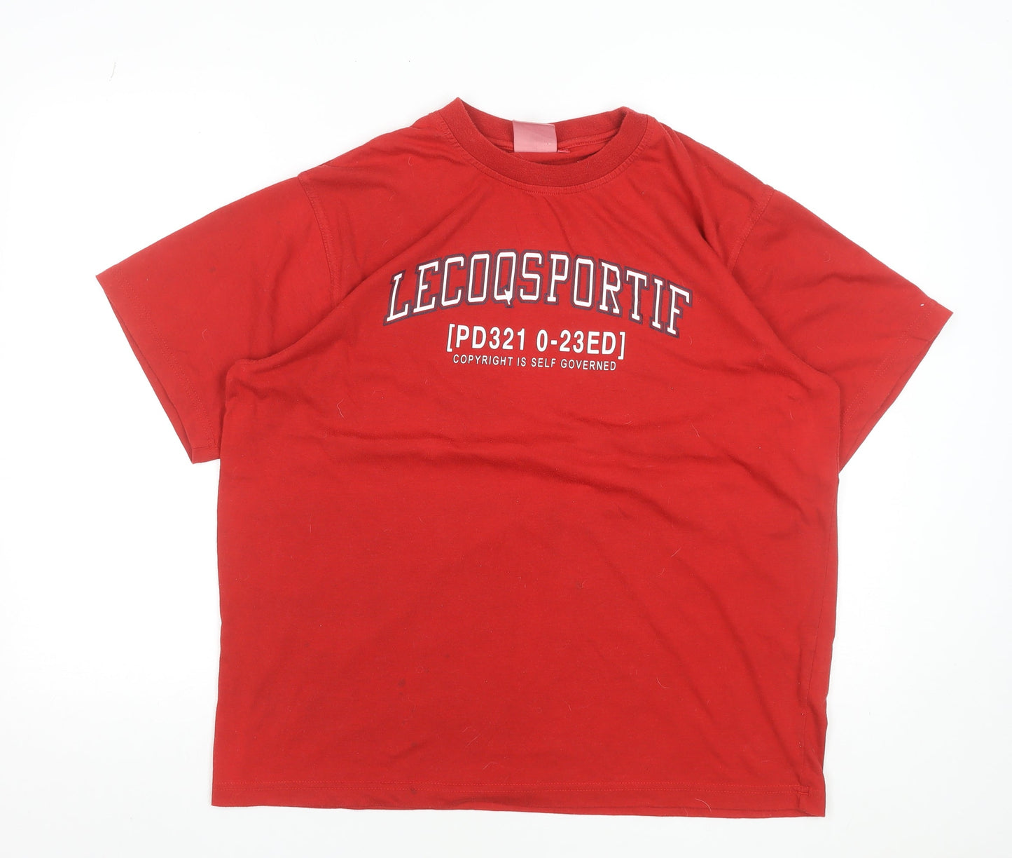 Mens UK Size L le coq sportif Red  T-Shirt