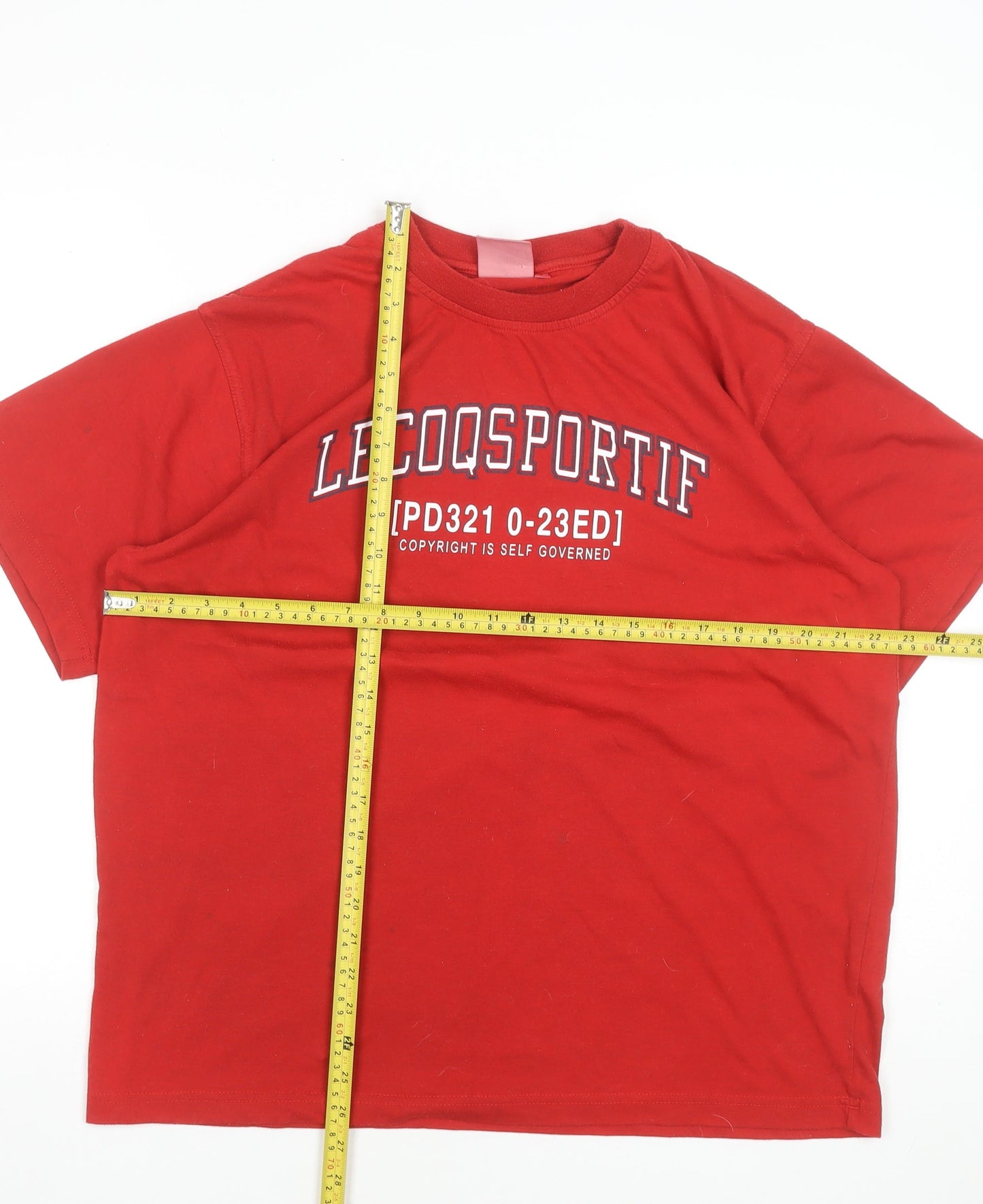 Mens UK Size L le coq sportif Red  T-Shirt