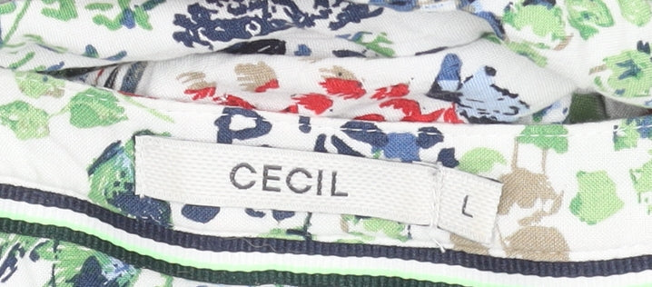 Womens UK Size L Cecil Multicoloured Tunic Blouse