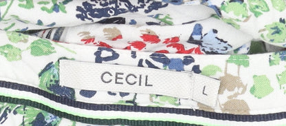 Womens UK Size L Cecil Multicoloured Tunic Blouse