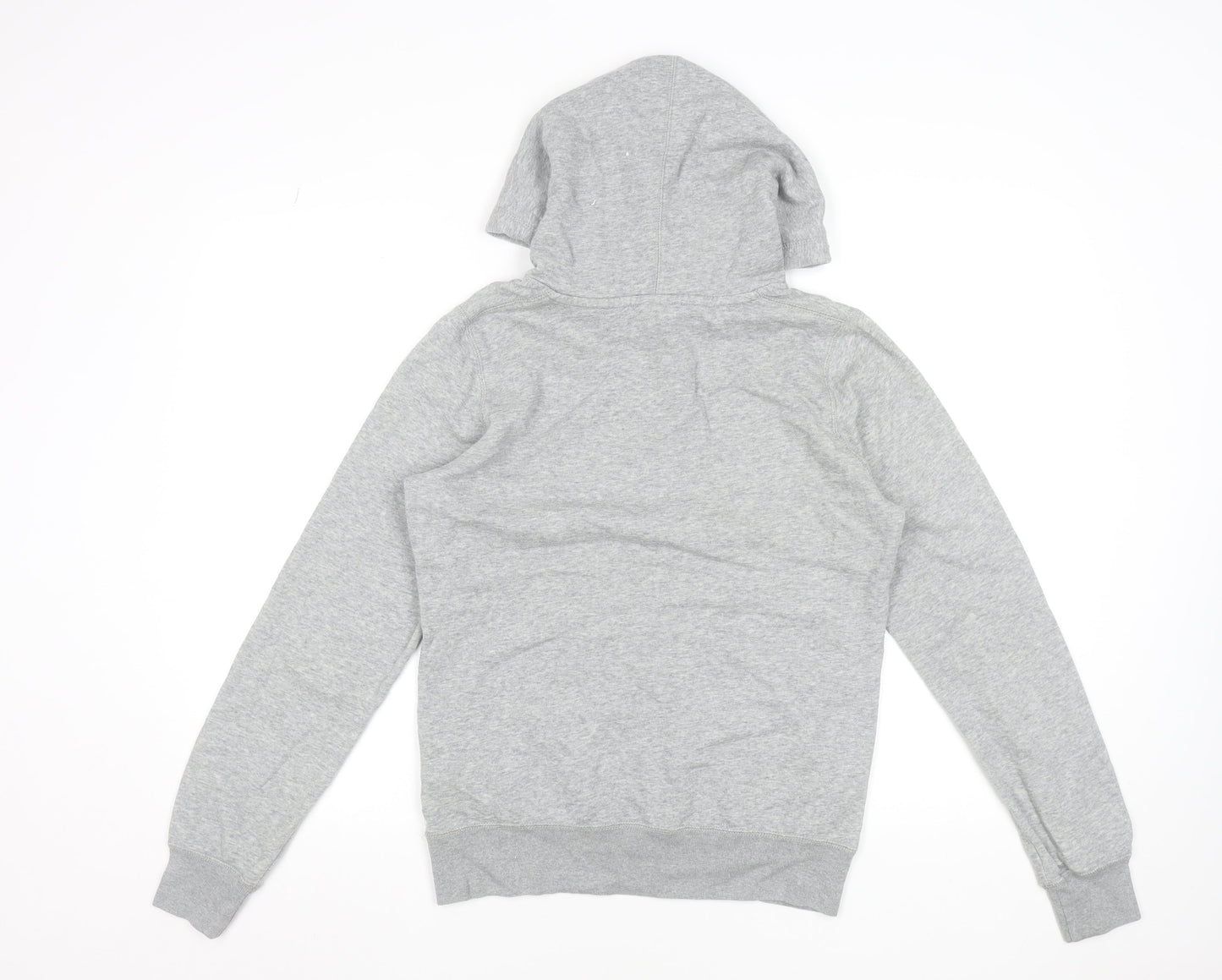 Nike Women’s Grey Pullover Hoodie Small Cotton Blend Logo Sweatshirt