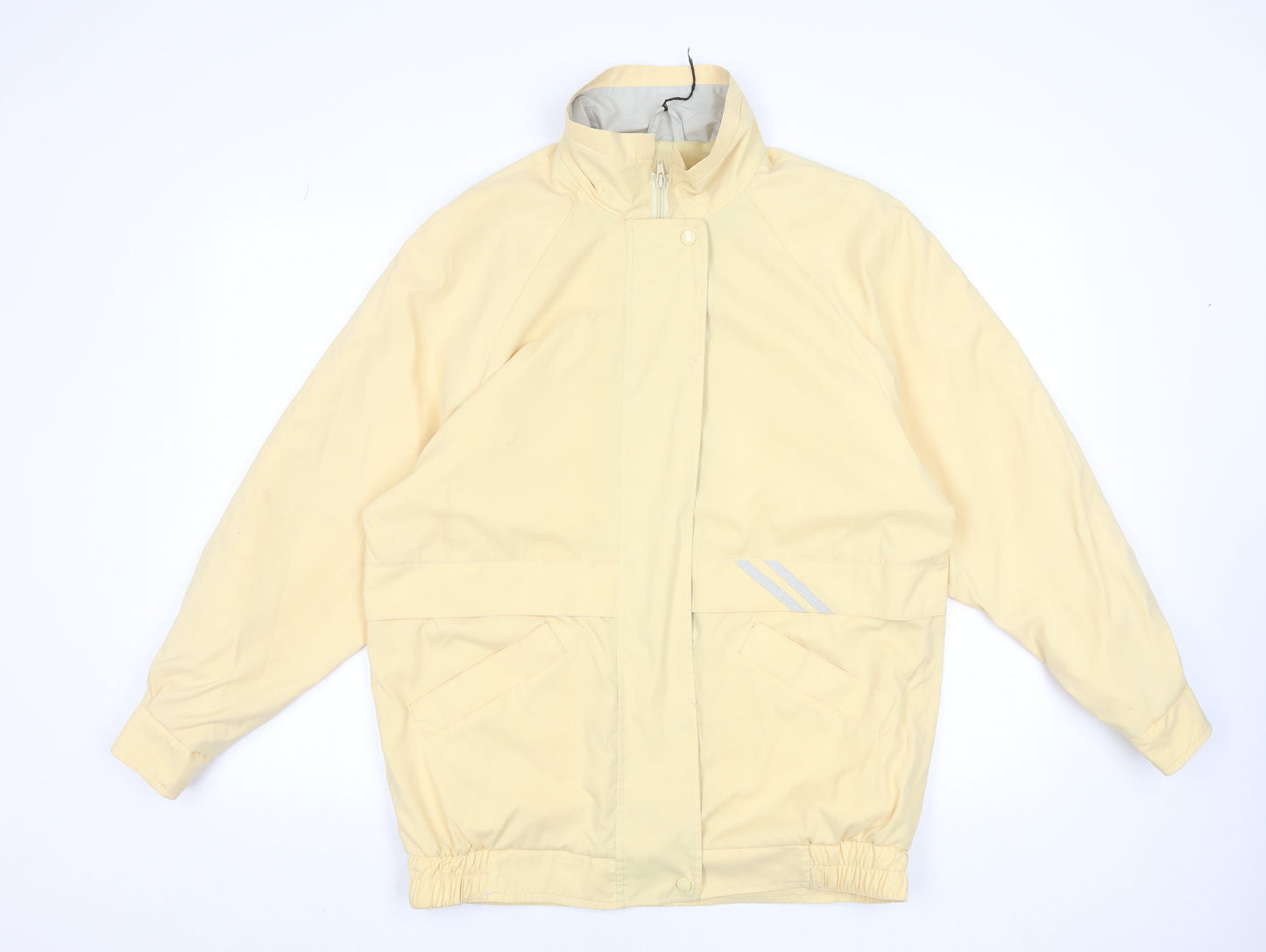 Womens UK Size 14 Harvey Yellow Windbreaker Coat