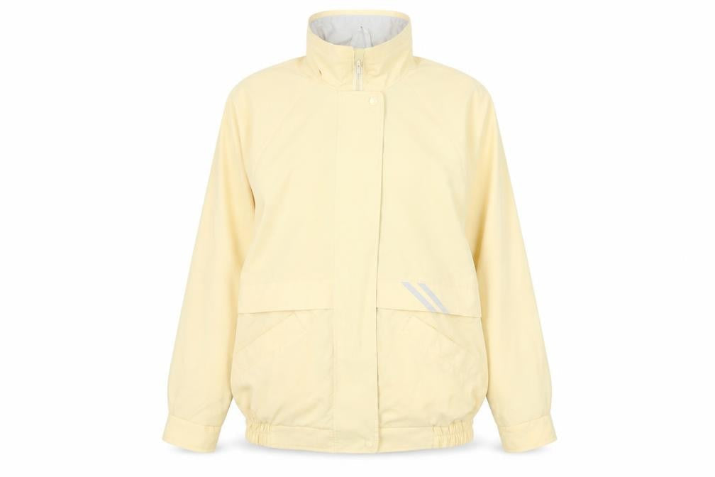 Womens UK Size 14 Harvey Yellow Windbreaker Coat