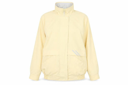 Womens UK Size 14 Harvey Yellow Windbreaker Coat