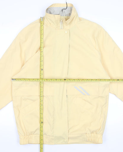 Womens UK Size 14 Harvey Yellow Windbreaker Coat