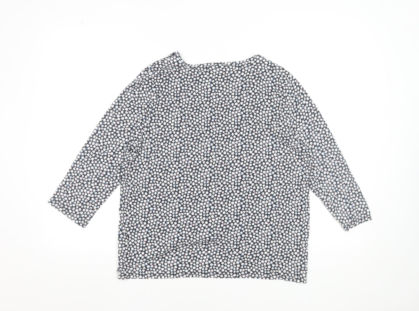 Womens UK Size 14 Spirit Blue Tunic Blouse
