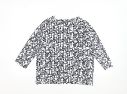 Womens UK Size 14 Spirit Blue Tunic Blouse