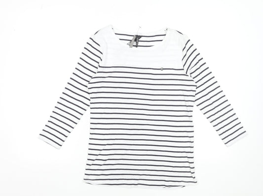 Womens UK Size 12/14 Intuition White Basic T-Shirt