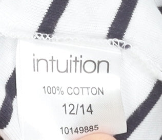 Womens UK Size 12/14 Intuition White Basic T-Shirt