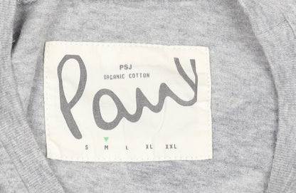 PS Paul Smith Men's Grey Graphic Print Organic Cotton T-Shirt M