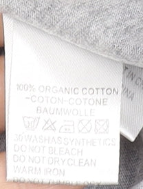 PS Paul Smith Men's Grey Graphic Print Organic Cotton T-Shirt M