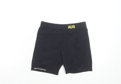 New Balance Women Black S Compression Activewear Shorts