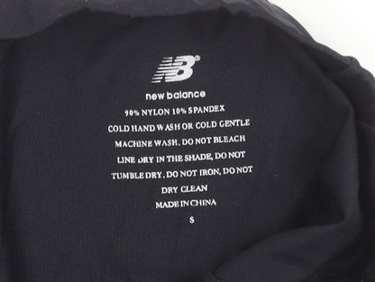 New Balance Women Black S Compression Activewear Shorts