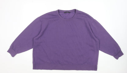 Womens UK Size XL Dunnes Stores Purple Pullover Sweatshirt