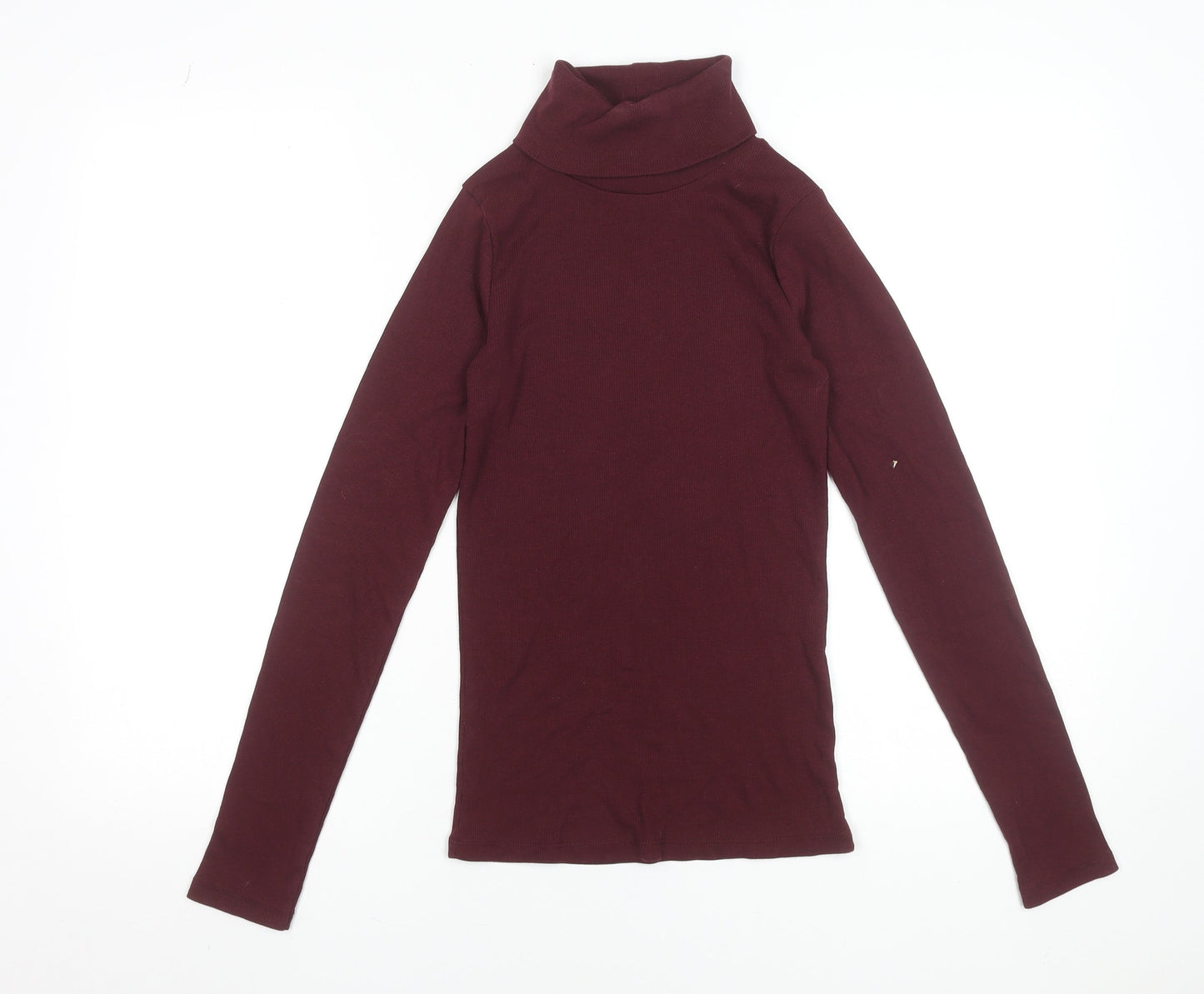 Womens UK Size 6 New Look Red Basic T-Shirt