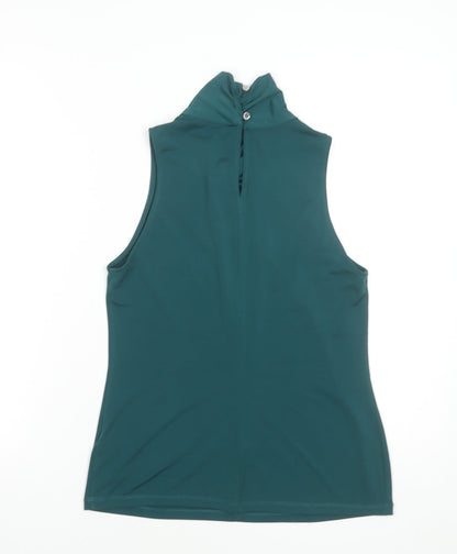 Womens UK Size 12 Star by Julien Macdonald Green Wrap Blouse