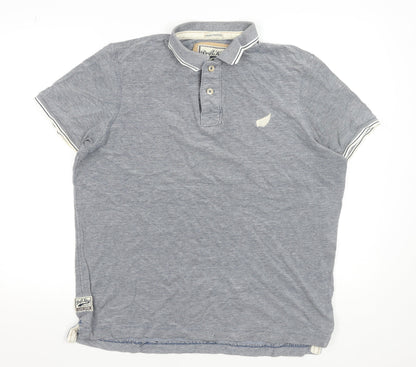 Mens UK Size L Drift King 100% Cotton Polo Shirt
