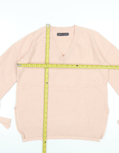 Womens UK Size 10 Marks and Spencer Beige Pullover Jumper