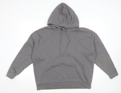 Womens UK Size M Noisy may Grey Pullover Hoodie
