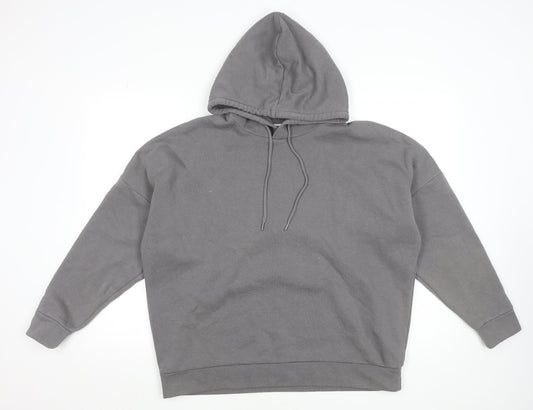 Womens UK Size M Noisy may Grey Pullover Hoodie