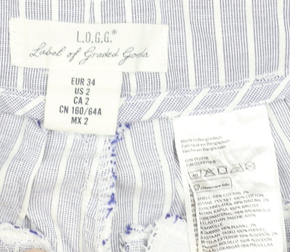 Womens UK Size 6 L.O.G.G. Regular Fit Chino Shorts
