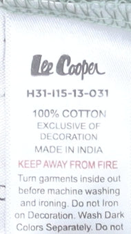 Lee Cooper Unisex Baby Green Cargo Trousers 9-12 Months Cotton