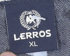 Mens UK Size XL LERROS 100% Cotton Polo Shirt