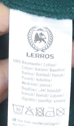 Mens UK Size XL LERROS 100% Cotton Polo Shirt