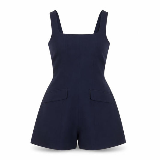 Womens UK Size 6 PRETTYLITTLETHING One-Piece Blue Playsuit