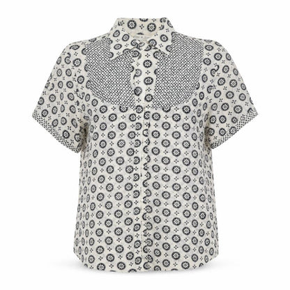 Womens UK Size XL yifan & alessia White Classic Button-Up