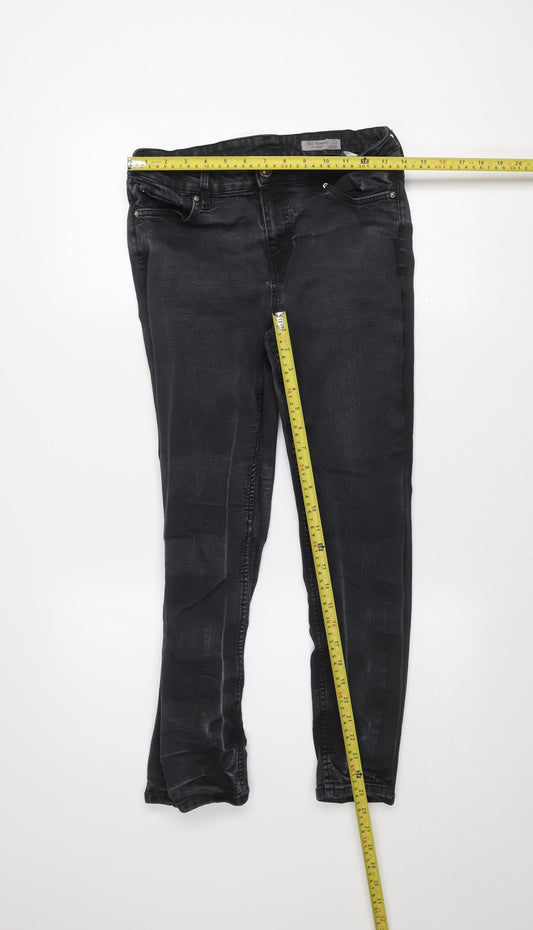 Womens UK Size 14 Marks and Spencer Slim Fit Skinny Black Jeans
