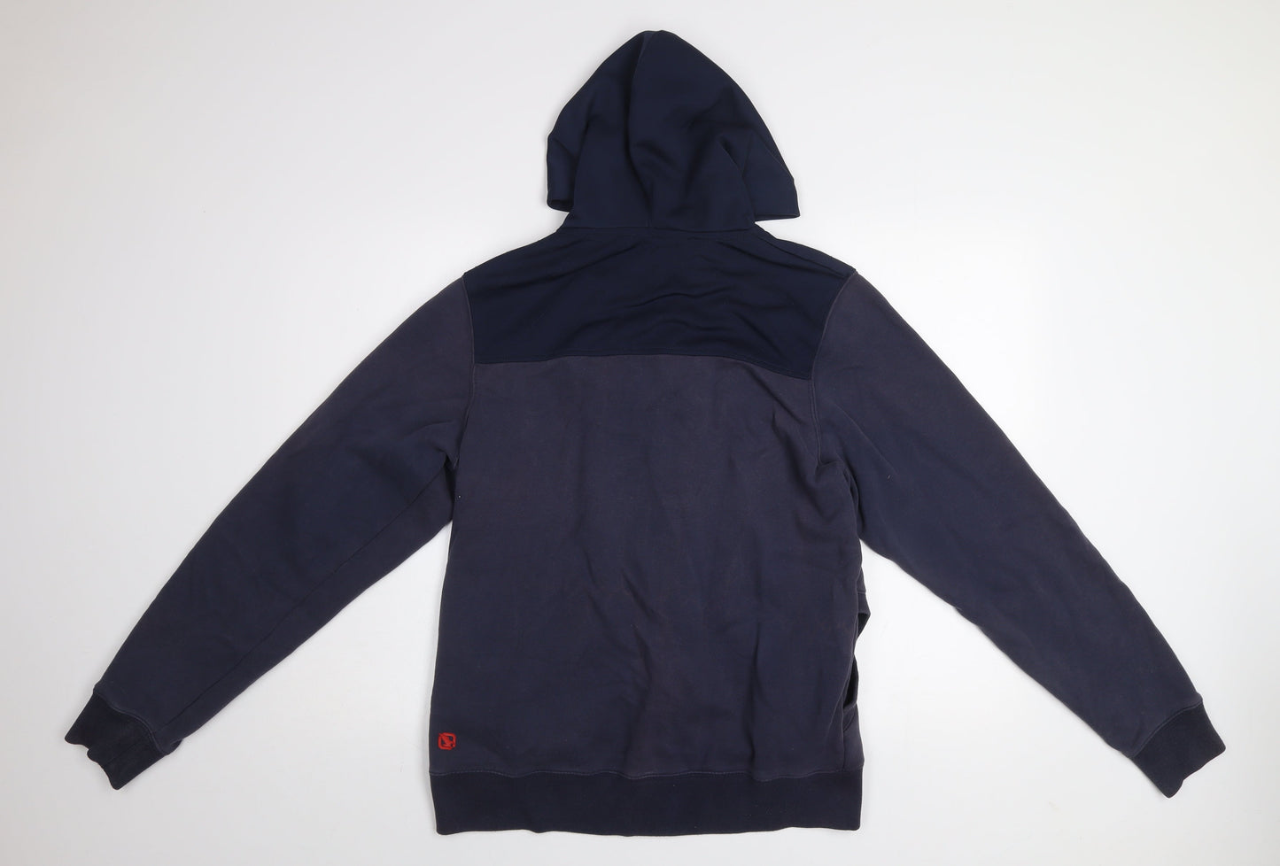 Diesel Mens Blue Hooded Full Zip Activewear Jacket Size L