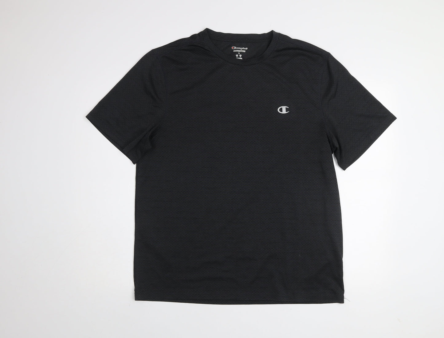 Champion Men's Black L Performance T-Shirt Lightweight Activewear