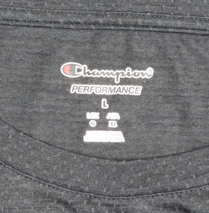 Champion Men's Black L Performance T-Shirt Lightweight Activewear