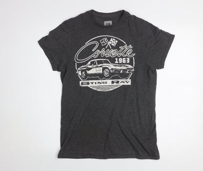 Mens UK Size S GM Grey  T-Shirt