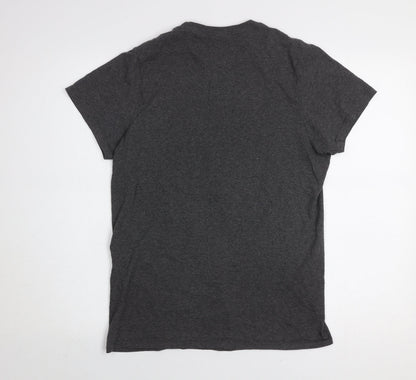 Mens UK Size S GM Grey  T-Shirt