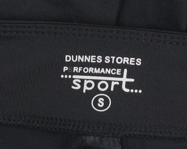 Womens UK Size S Dunnes Stores Slim Fit Capri Black Leggings
