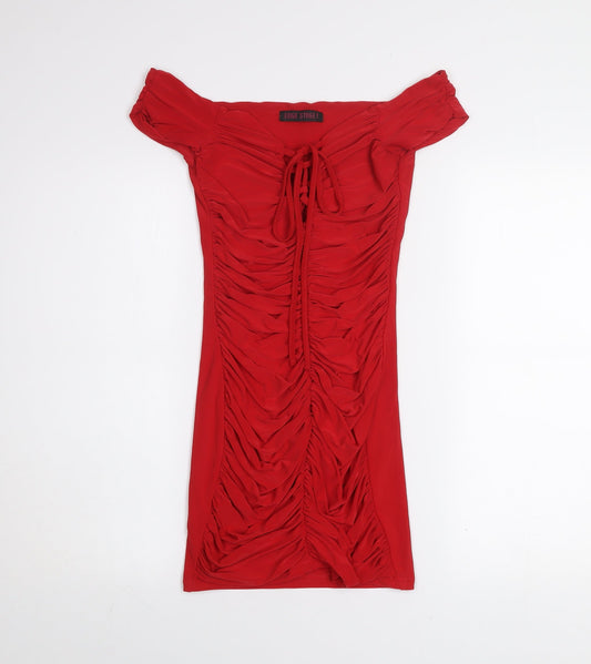 Womens UK Size 8 Edge Street Bodycon Dress