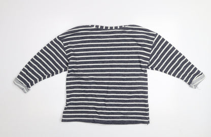 Womens UK Size 12 Dunnes Stores Blue Pullover Sweatshirt