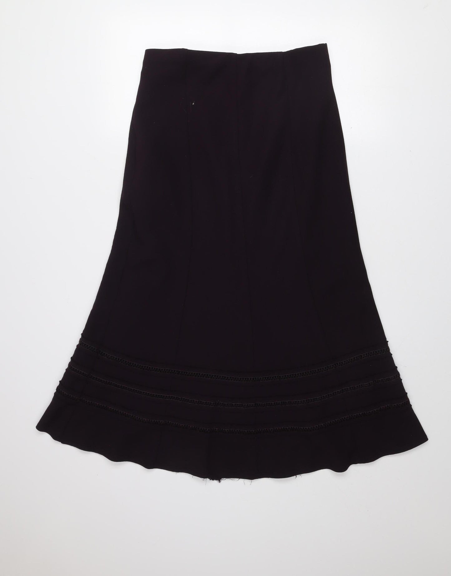 Marks and Spencer Women's Purple Midi Trumpet Skirt Size 10