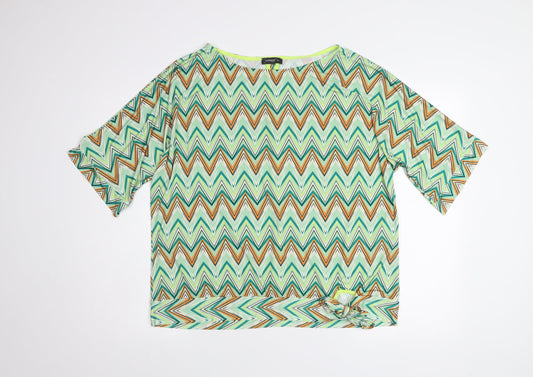 Womens UK Size 3XL Anirene Multicoloured Basic T-Shirt