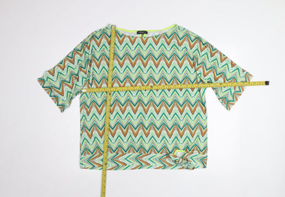Womens UK Size 3XL Anirene Multicoloured Basic T-Shirt