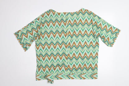 Womens UK Size 3XL Anirene Multicoloured Basic T-Shirt