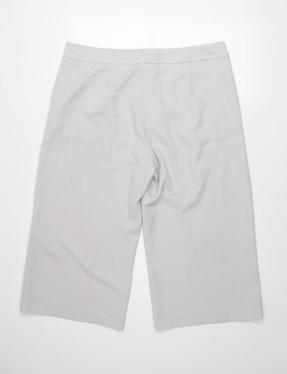 Womens UK Size 18 Atmosphere Regular Fit Cropped Beige Trousers