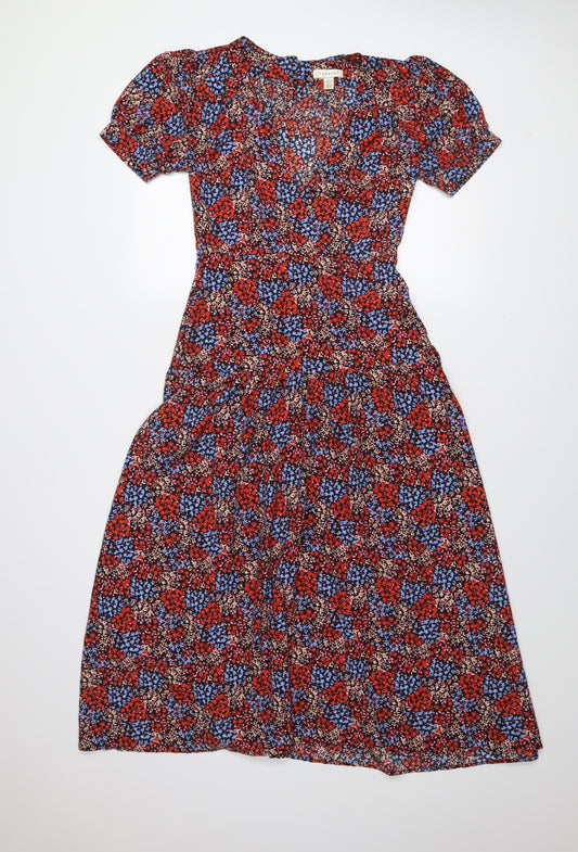 Womens UK Size 6 Topshop Fit & Flare Dress