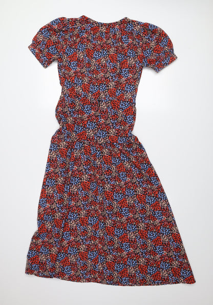 Womens UK Size 6 Topshop Fit & Flare Dress