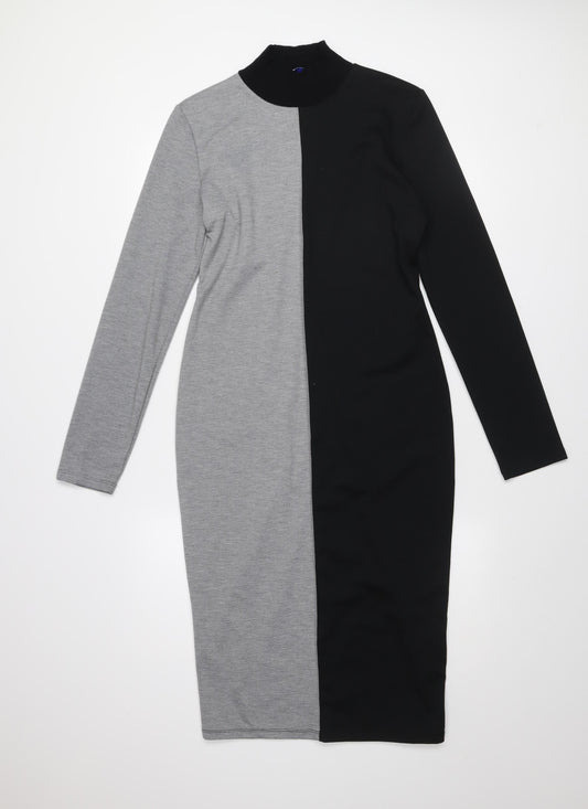 Womens UK Size L Zara Bodycon Dress